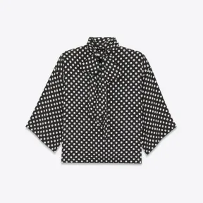 伊夫圣罗兰/Yves Saint laurent 缎面短衫 740381Y6G761095