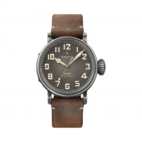 真力时/Zenith 飞行员系列 复古精钢 自动机械机芯 男表 11.2430.679-21.C801