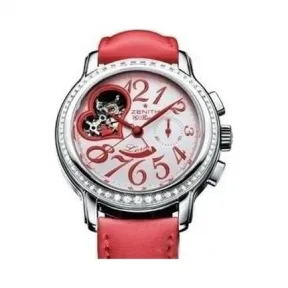 真力时/Zenith 计时 精钢镶钻 自动机械机芯 女表 16.1230.4021-01.C538