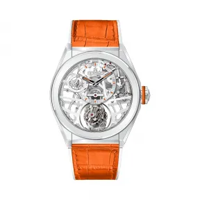 真力时/Zenith Defy系列 磨砂钛金属 手动机械机芯 男表 95.9001.8812-77.R591