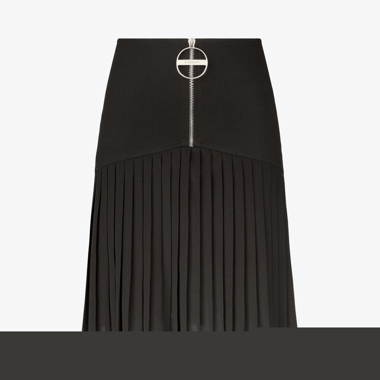 纪梵希/Givenchy 女士 羊毛绉布迷你百褶裙 BW403Z10EF-001