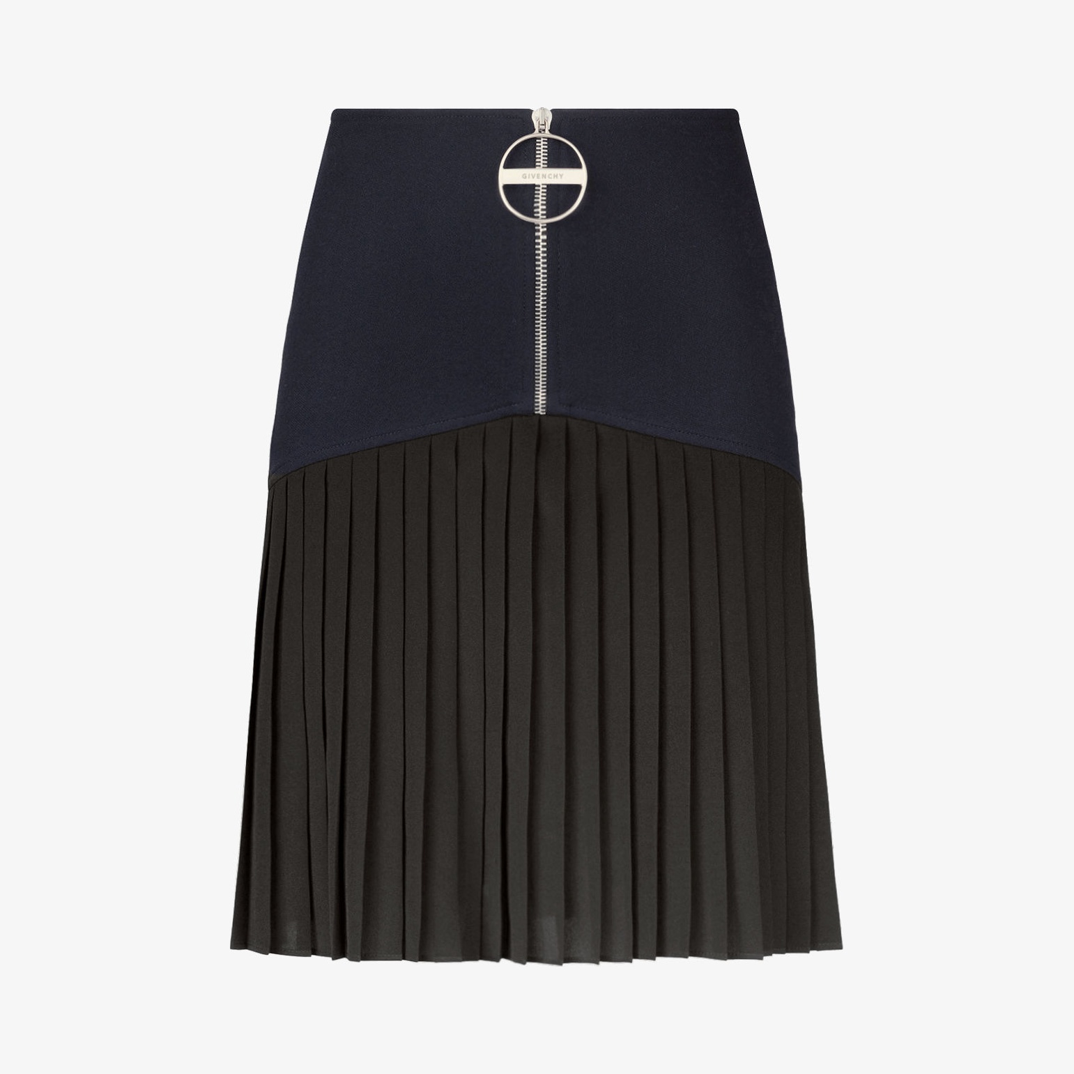 纪梵希/Givenchy 女士 羊毛绉布迷你百褶裙 BW403Z10EF-414